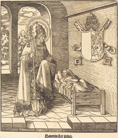 Święty Leon (Papież Leon IX) autorstwa Leonhard Beck