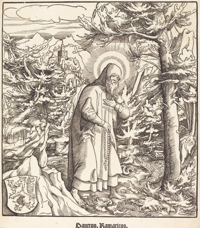Św. Ramaricus autorstwa Leonhard Beck