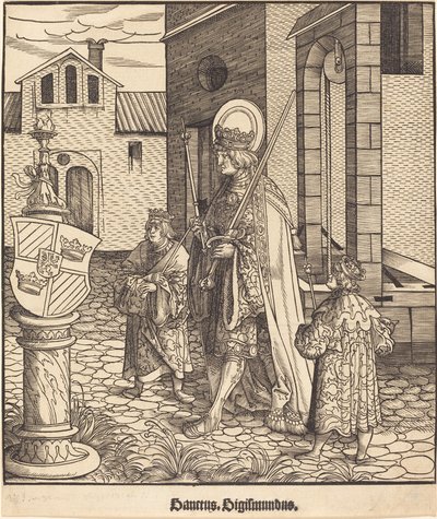 Św. Zygmunt autorstwa Leonhard Beck