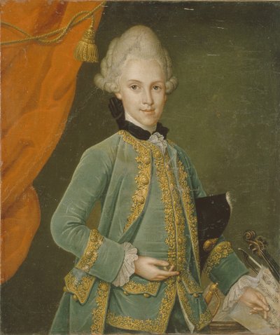 Portret hrabiego Karola Gustawa von Simolin 1715-1777 autorstwa Leonhard Schorer