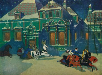 „Pałac Boyard książąt Jusuupoffów w Moskwie”, ok. 1900, 1926 r. autorstwa Leonid Brailovsky