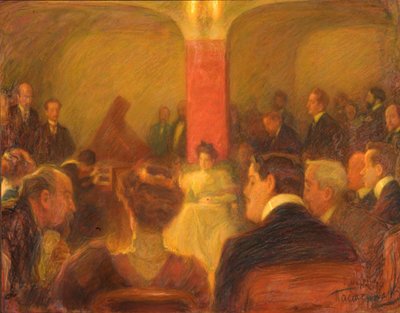 Koncert Wandy Landowskiej, 1907 autorstwa Leonid Osipovic Pasternak