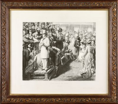 Droga do ruiny: Ascot (akwaforta) autorstwa Leopold Flameng