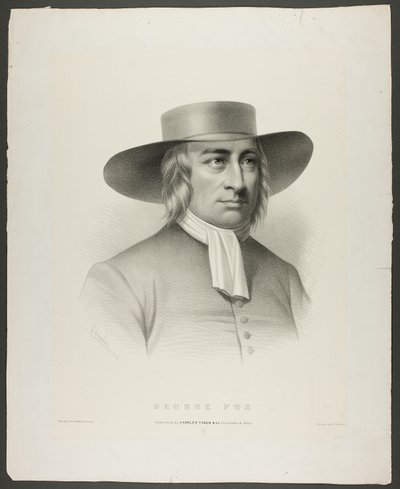 George Fox autorstwa Leopold Grozelier