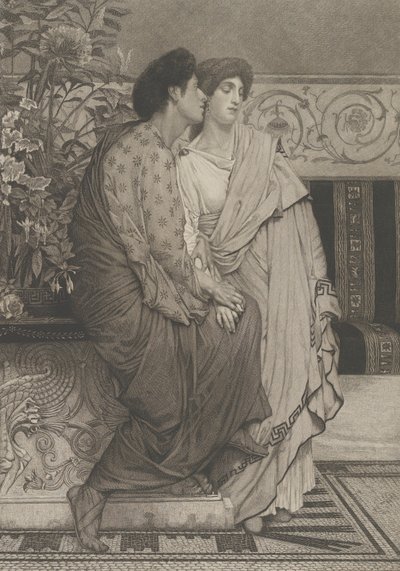 Pierwszy Szept Miłości, 1876. autorstwa Leopold Lowenstam