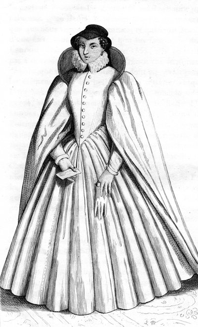 Caterina de Medici, francuskie ubrania vintage z XVI w. Henryk II, król Francji autorstwa Leopold Massard