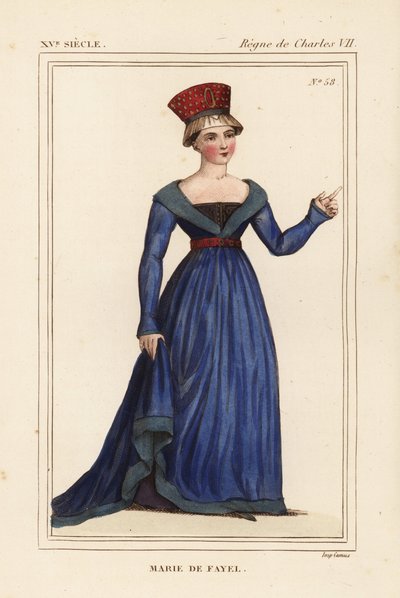 Marie de Fayel, hrabina Dammartin, żona Renauda de Nanteuil, seigneur d