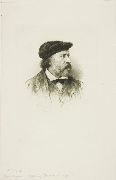 Portret Daubigny autorstwa Leopold Massard