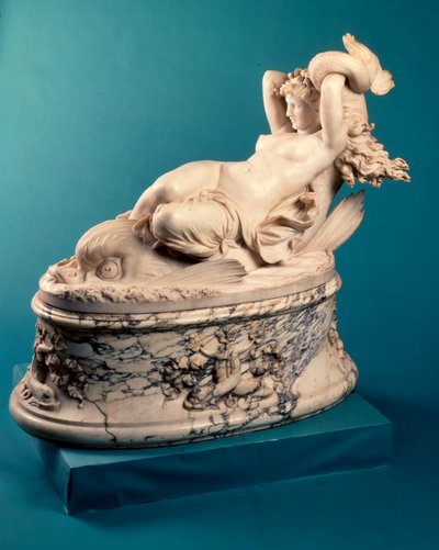Galatea na delfinie, ok.1880 autorstwa Leopoldo Ansiglione