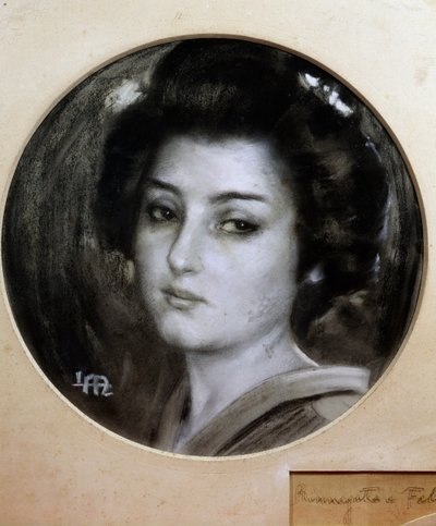Madama Butterfly, szkic Leopoldo Metlicovitz (1868-1944) do opery pod tym samym tytułem Giacomo Pucciniego autorstwa Leopoldo Metlicovitz