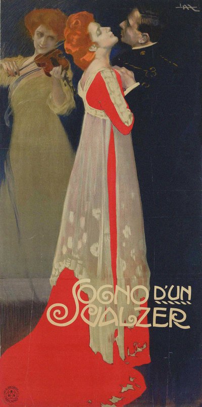 Sen o walcu, 1910. autorstwa Leopoldo Metlicovitz