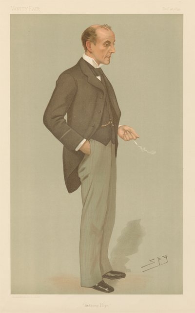 Anthony Hope, Anthony Hope Hawkins (seria Vanity Fair) autorstwa Leslie Matthew Spy Ward