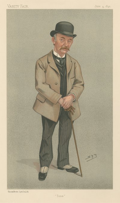 Tess, Thomas Hardy (seria Vanity Fair) autorstwa Leslie Matthew Spy Ward