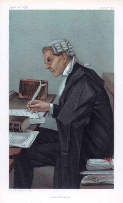 Radykalny prawnik, 1902 autorstwa Leslie Matthew Ward