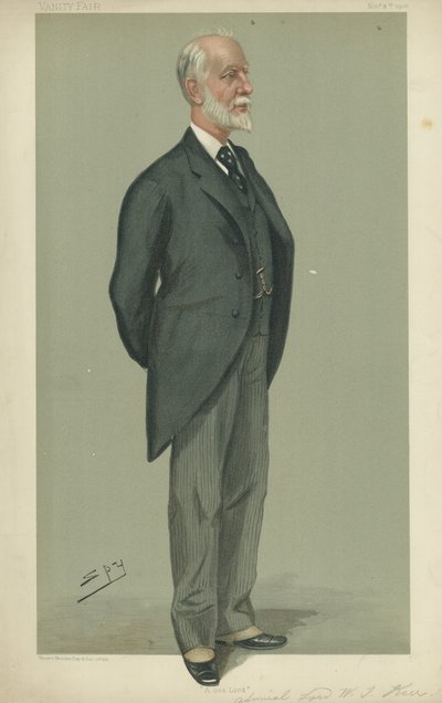 Admirał Lord Walter Talbot Kerr autorstwa Leslie Matthew Ward