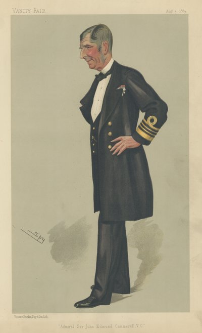 Admirał Sir John Edmund Commerell VC autorstwa Leslie Matthew Ward