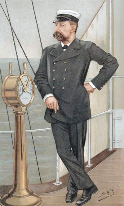 Albert I, książę Monako 1848-1922, oceanograf amator, 1900 autorstwa Leslie Matthew Ward