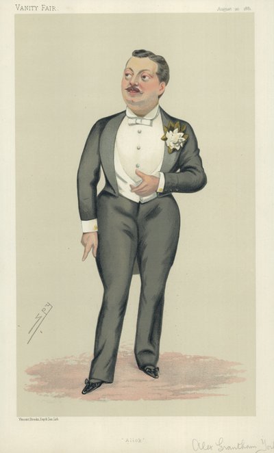 Alexander Grantham Yorke, Alick, 20 sierpnia 1881, komiks Vanity Fair autorstwa Leslie Matthew Ward