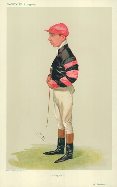 Arthur Templeman, Wschodząca gwiazda, 7 listopada 1906, komiks Vanity Fair autorstwa Leslie Matthew Ward