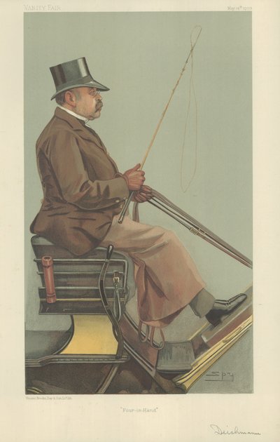 Baron Adolf Wilhelm Deichmann autorstwa Leslie Matthew Ward
