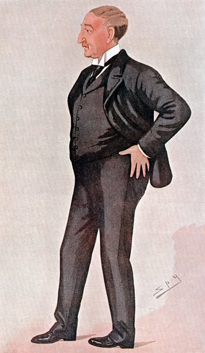 Cecil Rhodes, urodzony w Wielkiej Brytanii RPA, finansista, mąż stanu i budowniczy imperium, 1891 autorstwa Leslie Matthew Ward