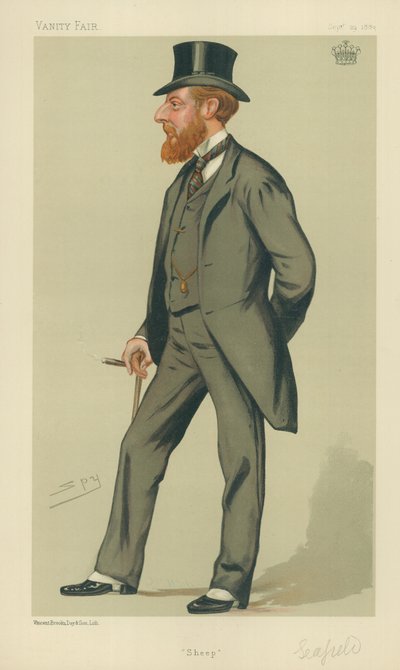 Earl of Seafield, Sheep, 29 września 1883, komiks Vanity Fair autorstwa Leslie Matthew Ward