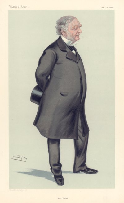 Erasmus Wilson, angielski chirurg i antykwariusz, 1880 autorstwa Leslie Matthew Ward