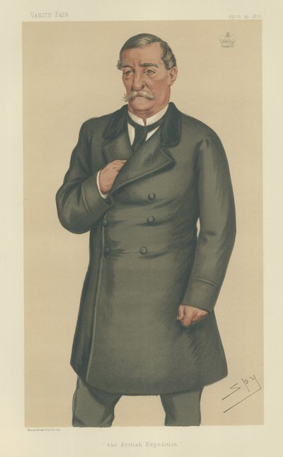 Generał Lord Napier z Magdali autorstwa Leslie Matthew Ward