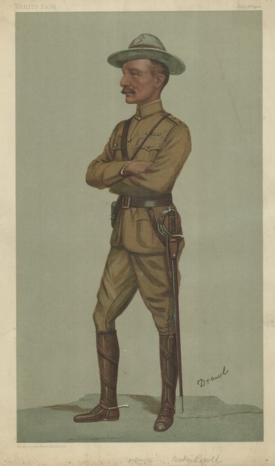 Generał Robert Stephenson Smyth Baden-Powell autorstwa Leslie Matthew Ward