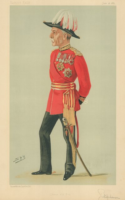 Generał Sir Frederick Charles Arthur Stephenson, Drogi stary Ben, 18 czerwca 1887, komiks Vanity Fair autorstwa Leslie Matthew Ward