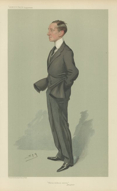 Guglielmo Marconi autorstwa Leslie Matthew Ward