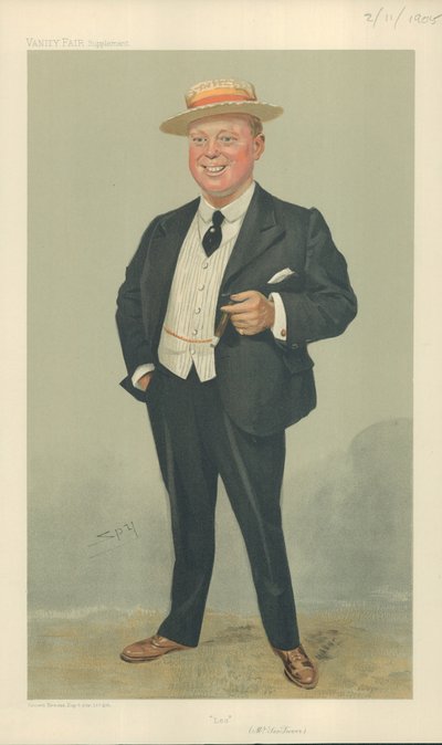 Leo Trevor, Leo, 2 listopada 1905, komiks Vanity Fair autorstwa Leslie Matthew Ward