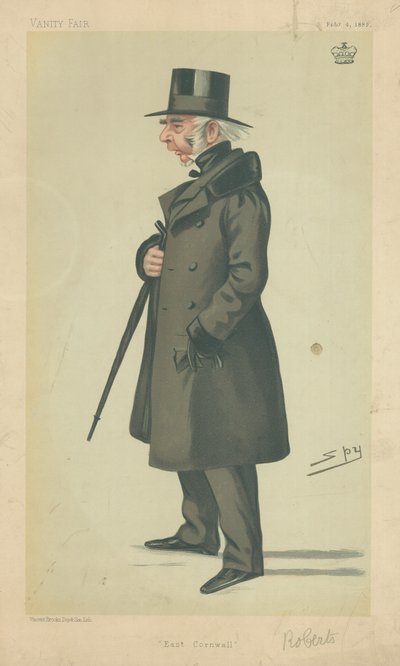 Lord Robartes, East Cornwall, 4 lutego 1882, komiks Vanity Fair autorstwa Leslie Matthew Ward