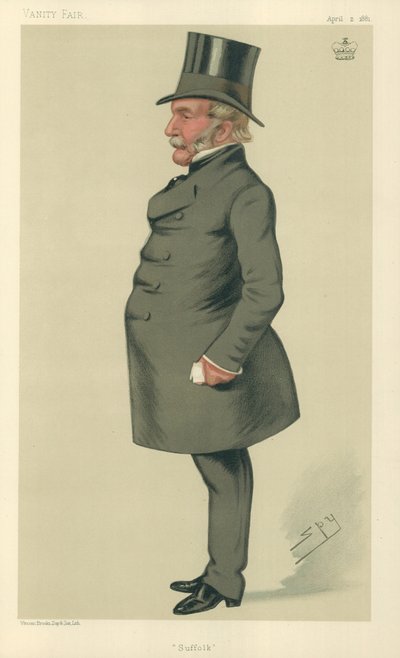 Lord Waveney, Suffolk, 2 kwietnia 1881, komiks Vanity Fair autorstwa Leslie Matthew Ward