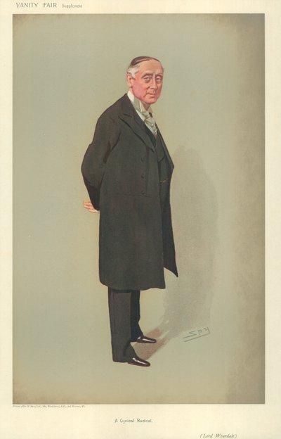 Lord Weardale, A cyniczny radykał, 25 lipca 1906, komiks Vanity Fair autorstwa Leslie Matthew Ward