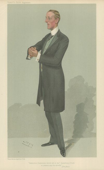 Major J E B Seely autorstwa Leslie Matthew Ward
