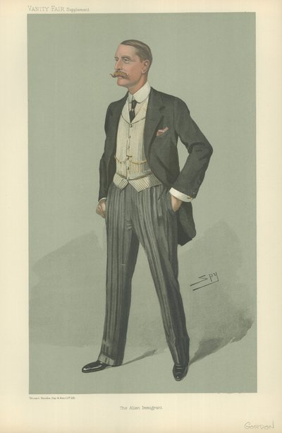 Major William Eden Evans-Gordon autorstwa Leslie Matthew Ward