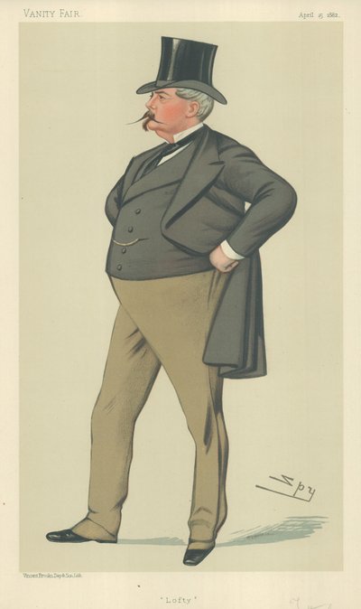 Pan Arthur Loftus Tottenham, Lofty, 15 kwietnia 1882, komiks Vanity Fair autorstwa Leslie Matthew Ward