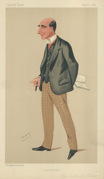 Pan Arthur Wing Pinero autorstwa Leslie Matthew Ward