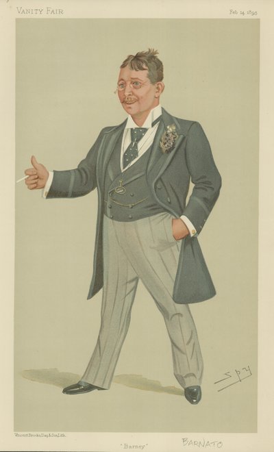 Pan Barney Barnato autorstwa Leslie Matthew Ward