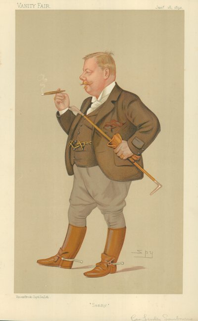 Pan Edward Linley Sambourne, Sammy, 16 stycznia 1892, komiks Vanity Fair autorstwa Leslie Matthew Ward