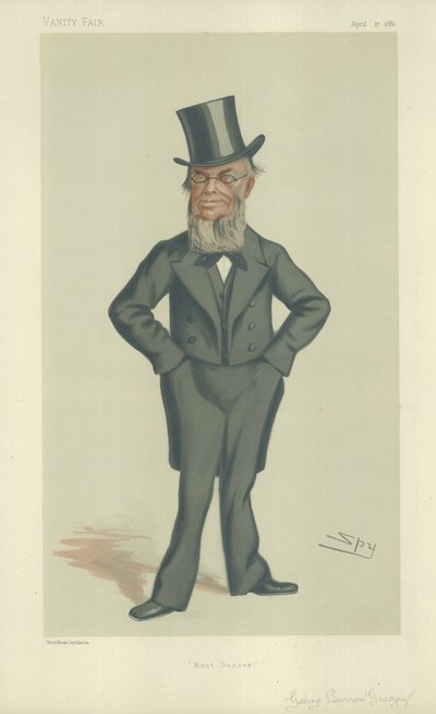 Pan George Burrow Gregory autorstwa Leslie Matthew Ward