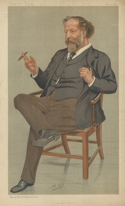 Pan J. Comyns Carr autorstwa Leslie Matthew Ward
