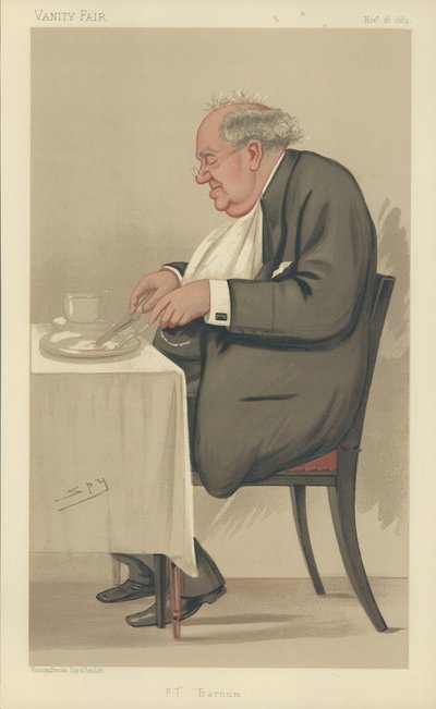 Pan P T Barnum autorstwa Leslie Matthew Ward