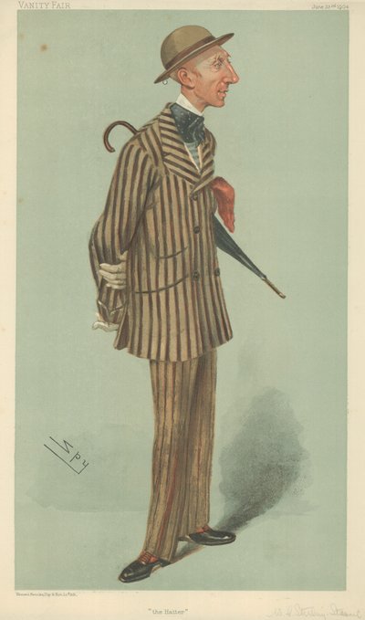 Pan William Crawfurd Stirling-Stuart, Kapelusznik, 23 czerwca 1904, komiks Vanity Fair autorstwa Leslie Matthew Ward