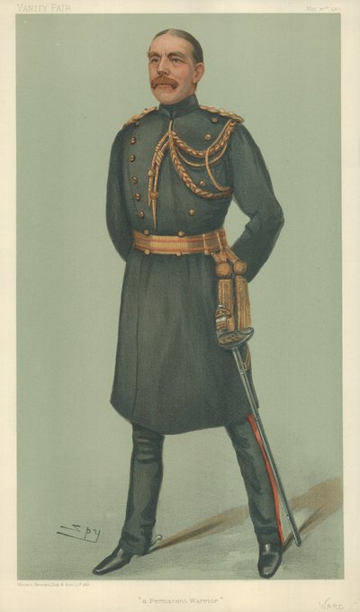 Pan William Dudley Ward, Stały wojownik, 30 maja 1901, komiks Vanity Fair autorstwa Leslie Matthew Ward