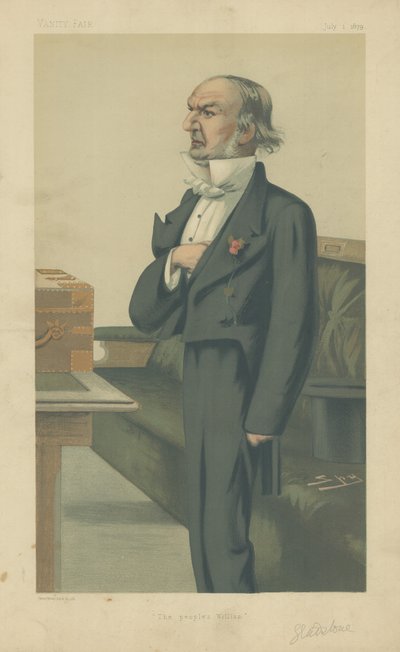 Pan William Ewart Gladstone autorstwa Leslie Matthew Ward