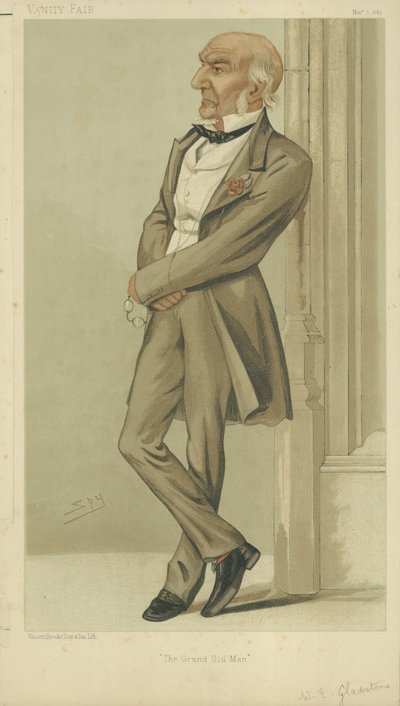 William Ewart Gladstone autorstwa Leslie Matthew Ward