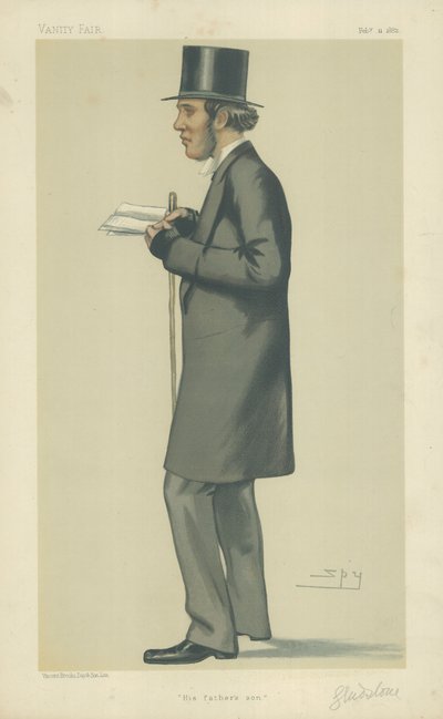 Pan William Henry Gladstone autorstwa Leslie Matthew Ward