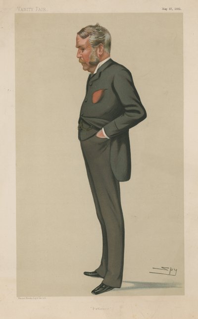 Pan William Schwenck Gilbert autorstwa Leslie Matthew Ward